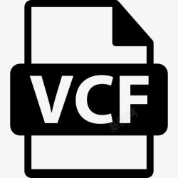 不同的格式VCF文件符号图标高清图片