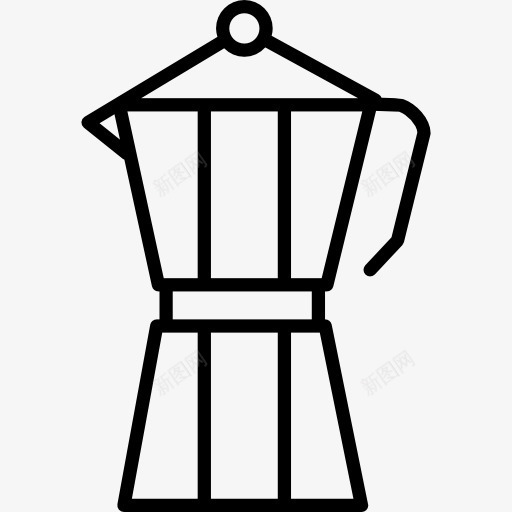 图标png_新图网 https://ixintu.com 厨房用具 咖啡壶 工具和用具 手冲壶 水壶 热饮料