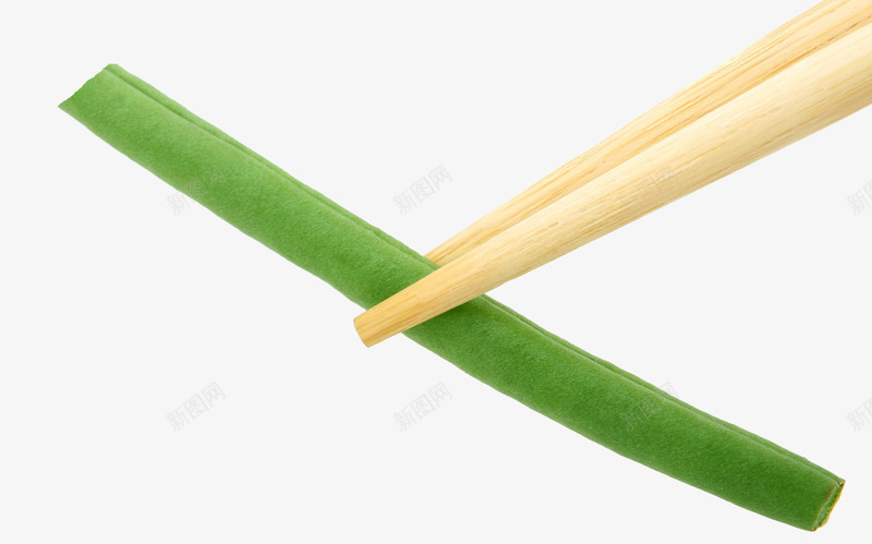 豆角png免抠素材_新图网 https://ixintu.com 筷子 绿色 蔬菜 豆角 食材