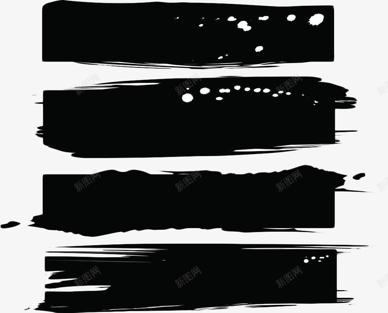 黑色喷涂序列png免抠素材_新图网 https://ixintu.com 喷涂 喷绘 序列 颜料 黑色 黑色涂料