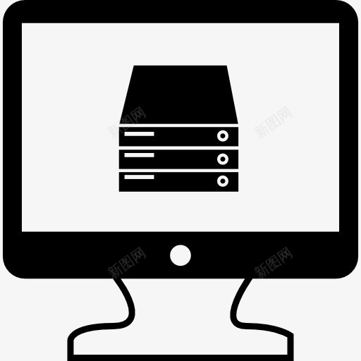 电脑储存图标png_新图网 https://ixintu.com 工具和用具 数据存储 文件存储 电脑显示器 计算机 计算机屏幕