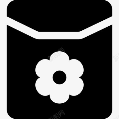 花卉种子袋图标图标