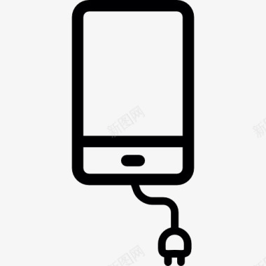 充电的手机图标图标