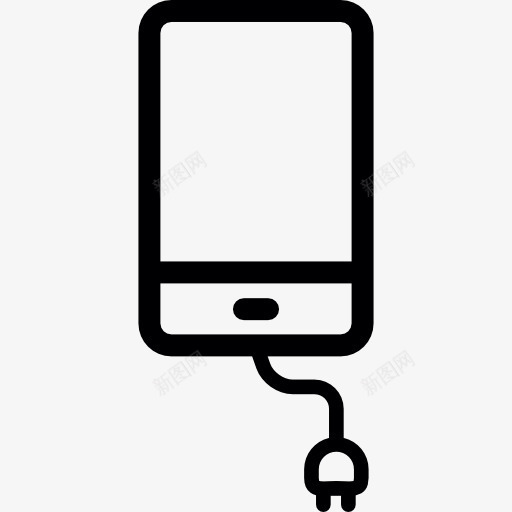 充电的手机图标png_新图网 https://ixintu.com 手机 技术 智能手机 电话