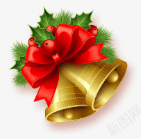 垃圾金色圣诞铃铛png免抠素材_新图网 https://ixintu.com 圣诞 垃圾 金色 铃铛