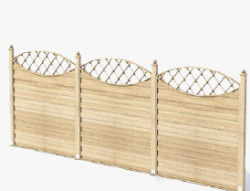 木制栅栏素材