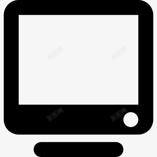 屏幕监控图标png_新图网 https://ixintu.com 多媒体 屏幕 平板 形状 监视