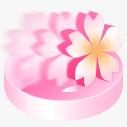 粉色化妆盒粉色可爱系统桌面白色化妆盒图标高清图片