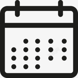 时间日程安排日历图标高清图片