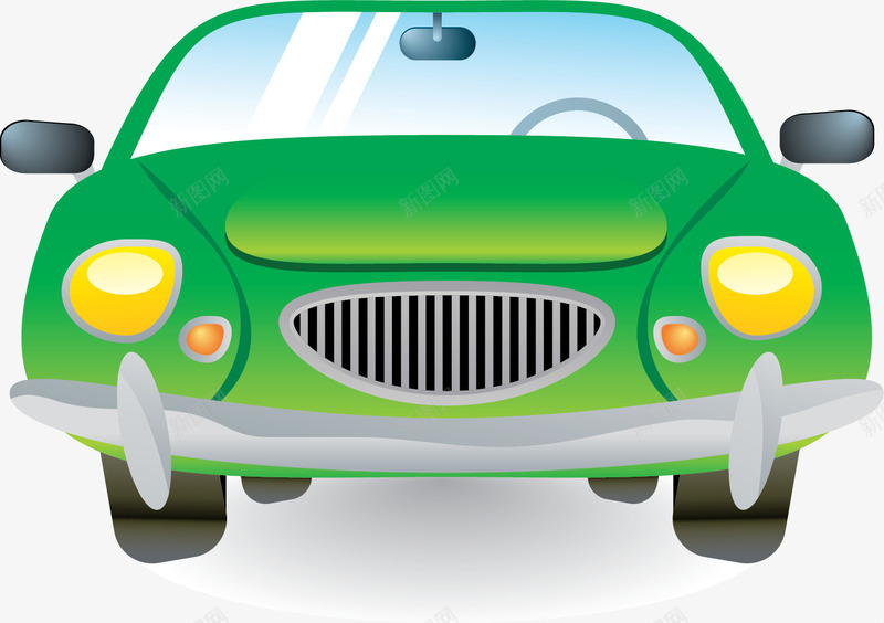 绿色低碳环保汽车标志png免抠素材_新图网 https://ixintu.com 低碳 标志 汽车 汽车污染 爱护环境 环保 绿色