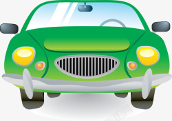 绿色低碳环保汽车标志素材