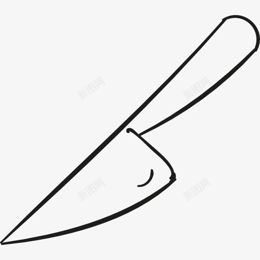 屠夫的刀图标png_新图网 https://ixintu.com 刀 厨具 厨房包 厨房工具