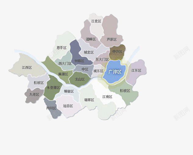 首尔地图png免抠素材_新图网 https://ixintu.com 地图 韩国地图 韩国首尔