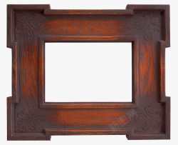 古典木雕画框框架素材