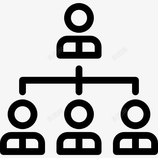 层次图标png_新图网 https://ixintu.com 业务 员工 网络层次 老板