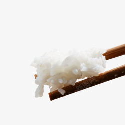 米饭免抠png装饰筷子和大米高清图片