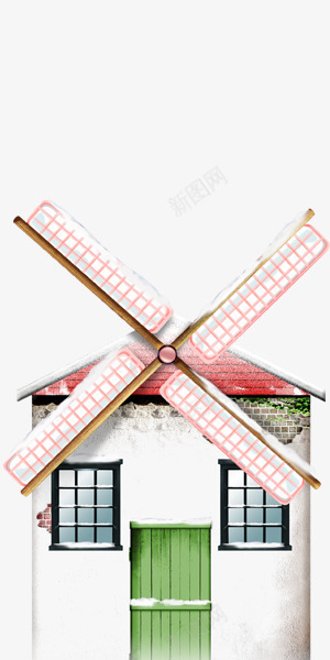 装饰的房子png免抠素材_新图网 https://ixintu.com 圣诞 家 屋 房子 装饰