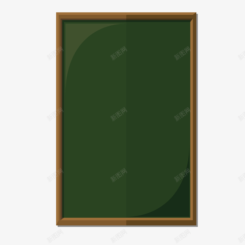 绿色黑板矢量图ai免抠素材_新图网 https://ixintu.com 墨色 教育 素材 黑板 矢量图
