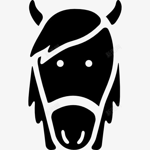 HorseHead图标png_新图网 https://ixintu.com 动物 马的农场 马的头