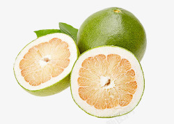 黄心柚子成熟的特色蜜柚高清图片