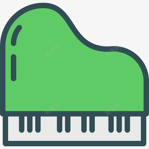 钢琴图标png_新图网 https://ixintu.com 乐器 按键 管弦乐队 钢琴 键盘 音乐 音乐和多媒体