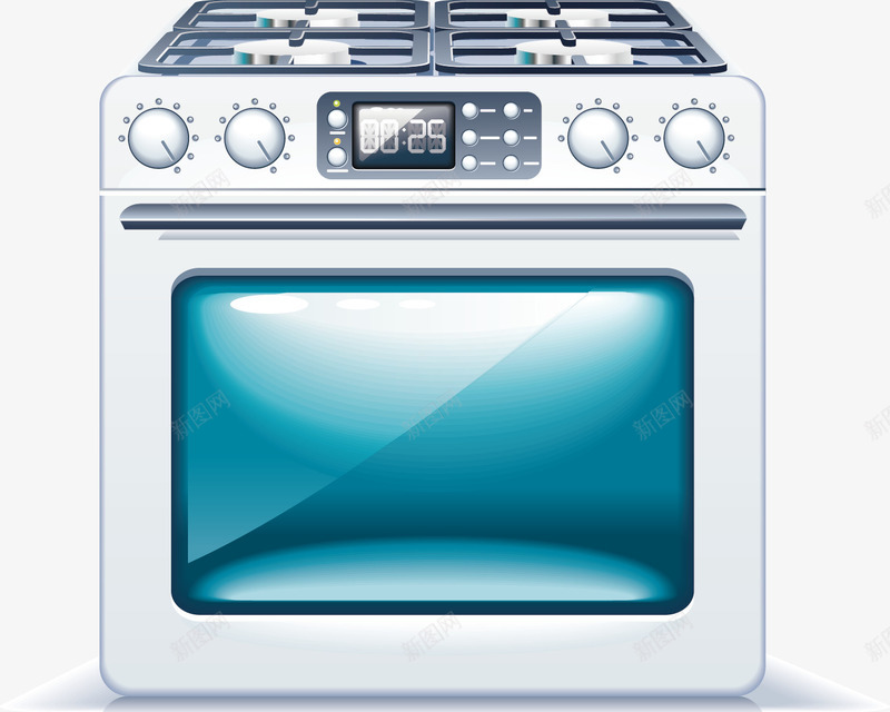 厨房用具烤箱煤气灶png免抠素材_新图网 https://ixintu.com 厨房用具 家用电器 烤箱 煤气灶 素材