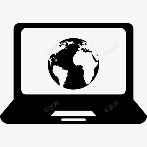 笔记本电脑图标png_新图网 https://ixintu.com 互联网 全球 屏幕 技术 监控