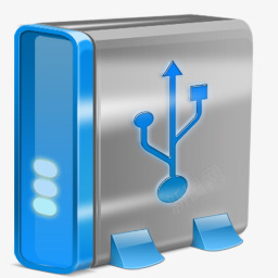 蓝色通用串口总线纯优雅的图标png_新图网 https://ixintu.com Blue USB 蓝色 通用串口总线