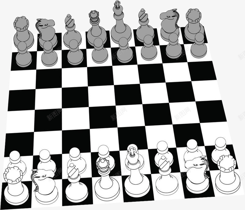 手绘黑白象棋格png免抠素材_新图网 https://ixintu.com 国际象棋 手绘 格子 棋子 棋盘 棋盘格 西洋棋 黑白格