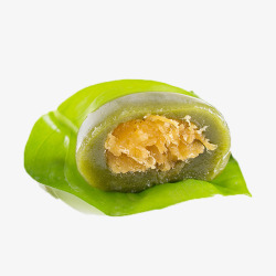 艾草豆沙糯米团摄影寒食节特色美食中华小吃青团高清图片