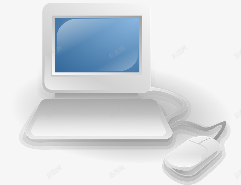 计算机监视器png免抠素材_新图网 https://ixintu.com 屏幕 监视器 硬件 计算机 键盘