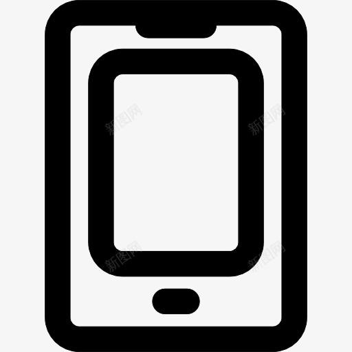 手机外形图标png_新图网 https://ixintu.com 工具和器具 手机 概述 电脑 电话 界面 通用接口 通讯工具