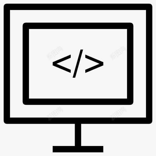 屏幕图标png_新图网 https://ixintu.com 代码 屏幕 工具和用具 监控 编码 编程语言 计算机技术