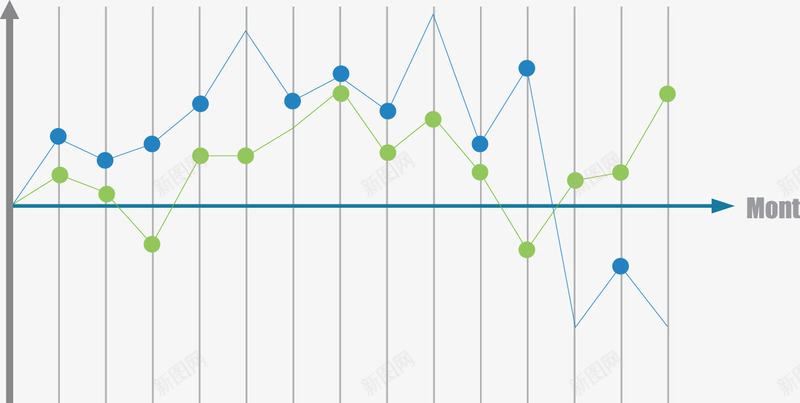 创意折线统计数据图png免抠素材_新图网 https://ixintu.com 图表 坐标系 折线 统计