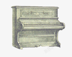 钢琴免扣实物图复古钢琴高清图片