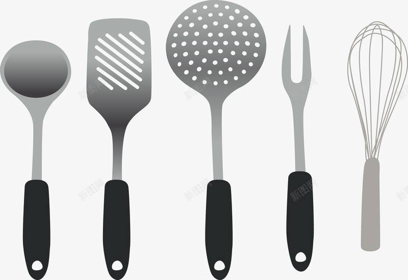 灰色厨房厨具矢量图eps免抠素材_新图网 https://ixintu.com 几个厨具 厨具 厨具PNG 灰色 灰色厨具 矢量厨具 矢量图