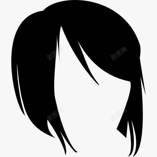 短头发的形状图标png_新图网 https://ixintu.com 头发 头发的形状 形状 短头发 美发 黑头发