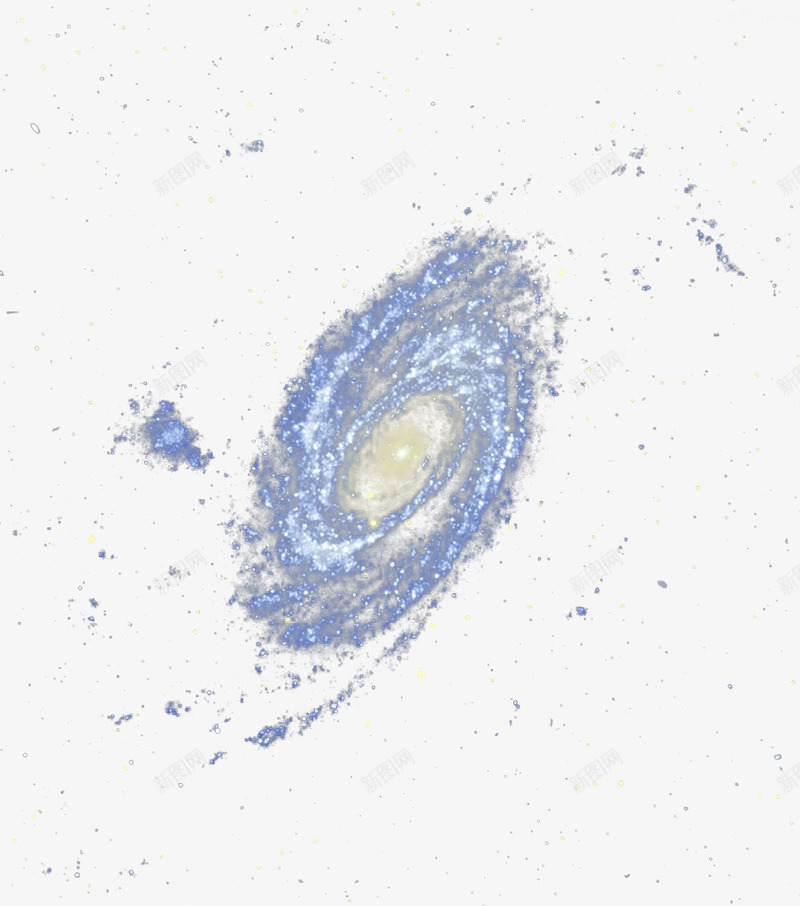 星际螺旋星系png免抠素材_新图网 https://ixintu.com 星系 星际云 漩涡 蓝色 螺旋 行星 银河星系 银河系