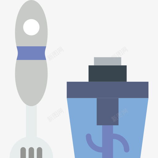 搅拌机图标png_新图网 https://ixintu.com 厨具 厨房组 工具和用具 技术 搅拌 搅拌机