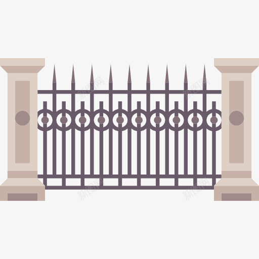 栅栏图标png_新图网 https://ixintu.com 工具和器具的限制 栅栏 花园 院子