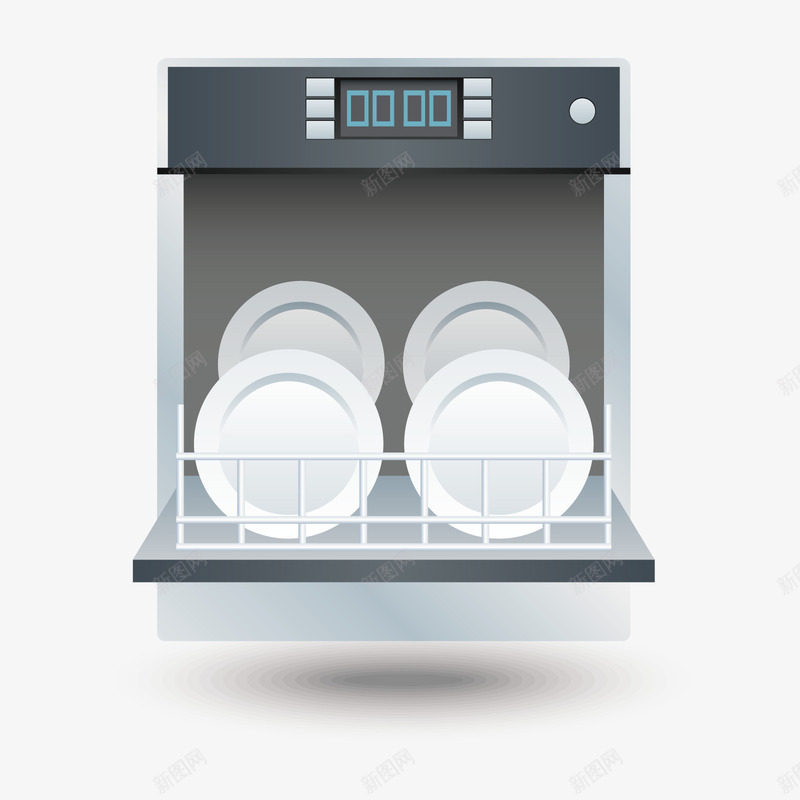 洗碗机png免抠素材_新图网 https://ixintu.com PNG免抠图下载 厨卫 厨房 洗涤 清洁 装饰
