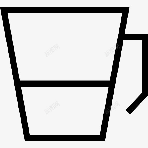 水缸里的水图标png_新图网 https://ixintu.com 厨房用具 容器 工具 水 液体 液体罐 罐 食品
