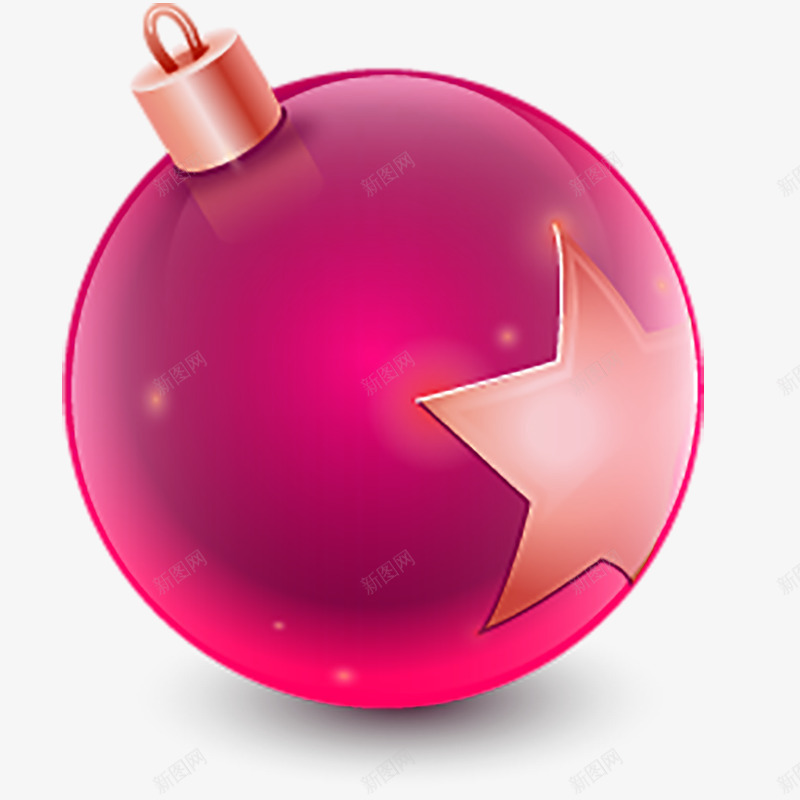 红色圣诞节装饰球png免抠素材_新图网 https://ixintu.com 圣诞 圣诞树 圣诞海报 圣诞老人 圣诞节 圣诞节素材 铃铛