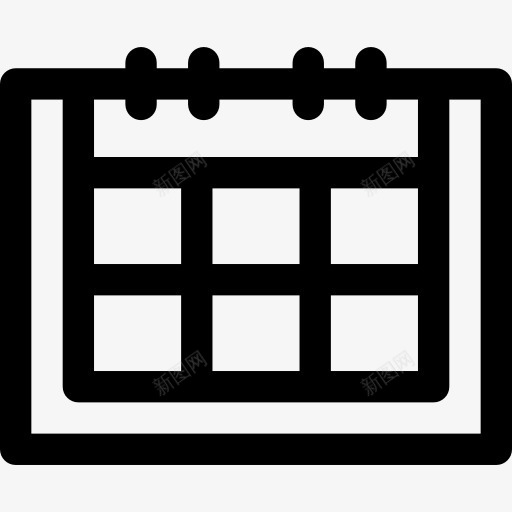 日历图标png_新图网 https://ixintu.com 天 工具和用具 方案 日历 时间 组织者