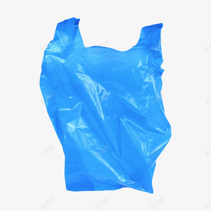 蓝色空的塑料胶袋实物png免抠素材_新图网 https://ixintu.com 一次性物品 包装 反光 塑料 工业制造成品 次数 污染 物体 物品 用品