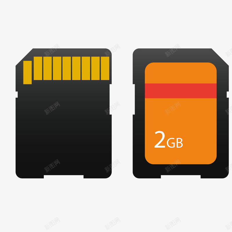 存储卡png免抠素材_新图网 https://ixintu.com 电话 装饰 黑色