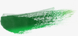 绿色清新创意痕迹墨迹素材