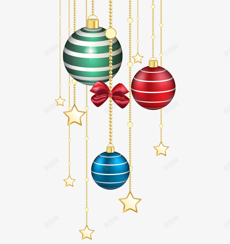 圣诞铃铛装饰4png免抠素材_新图网 https://ixintu.com 圣诞 素材 装饰 铃铛