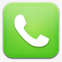 手机绿色图标png_新图网 https://ixintu.com green phone 电话 绿色