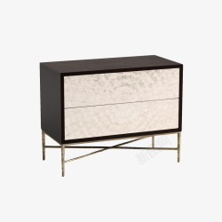 棕色花纹欧式床头柜黑色桌面欧式床头柜高清图片